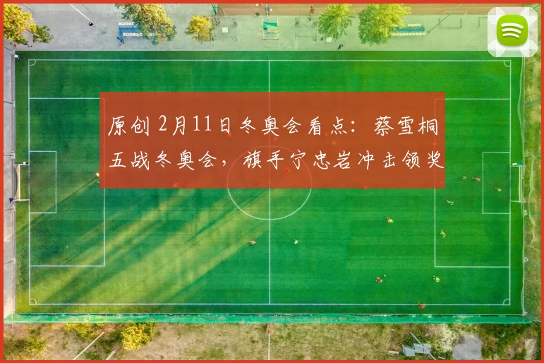 原创 2月11日冬奥会看点:蔡雪桐五战冬奥会,旗手宁忠岩冲击领奖台