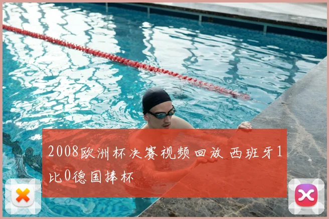 2008欧洲杯决赛视频回放 西班牙1比0德国捧杯
