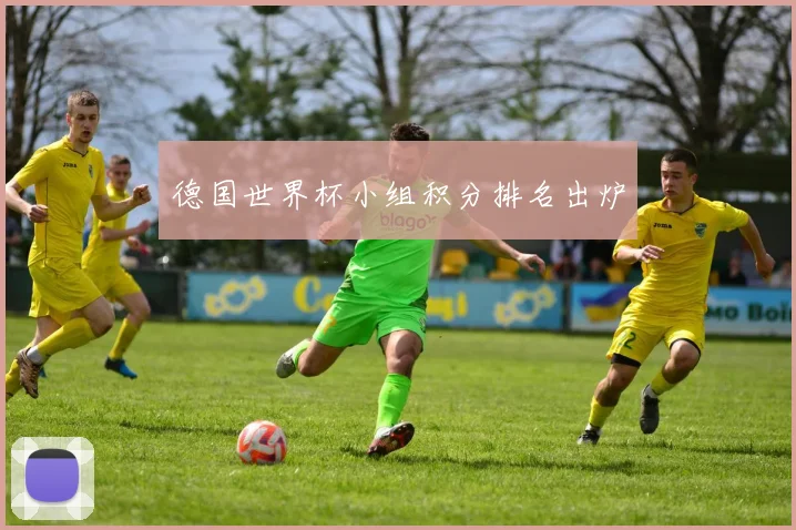 德国世界杯小组积分排名出炉